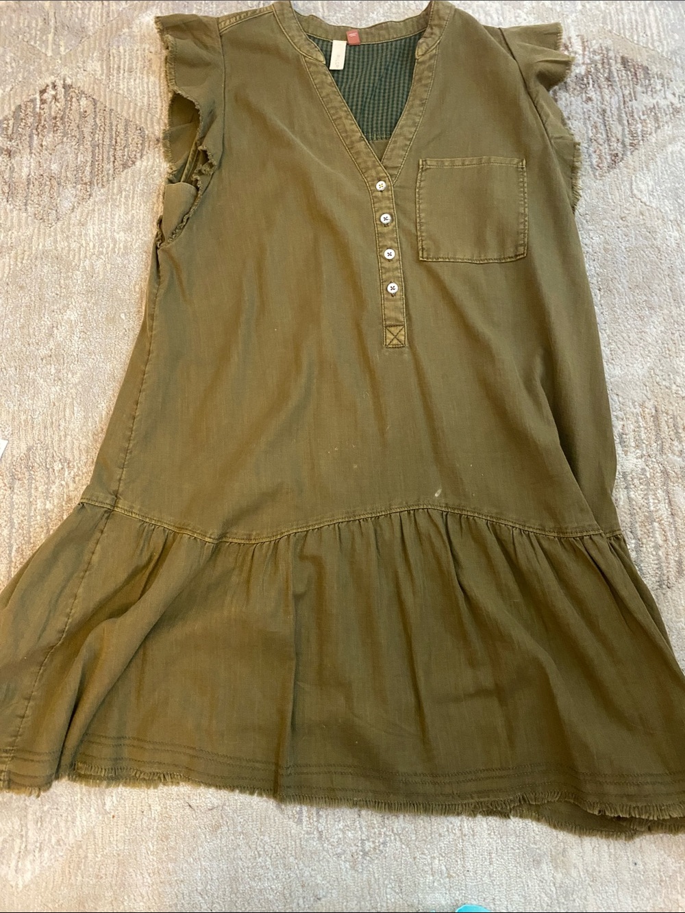 Pilcro Midi Jean Dress